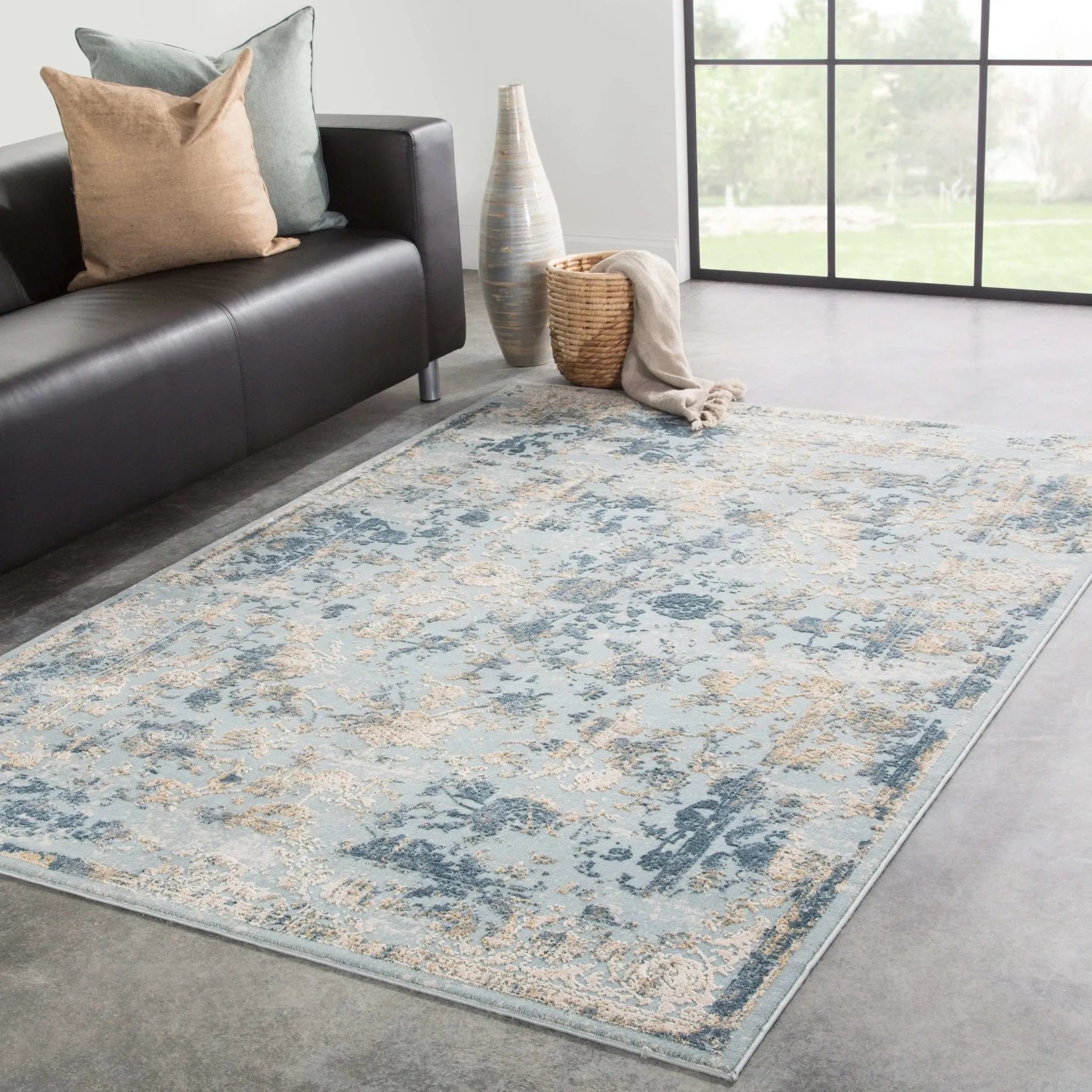 Cirque CIQ13 Dreslyn Pearl Blue/Stargazer Rug - Baconco