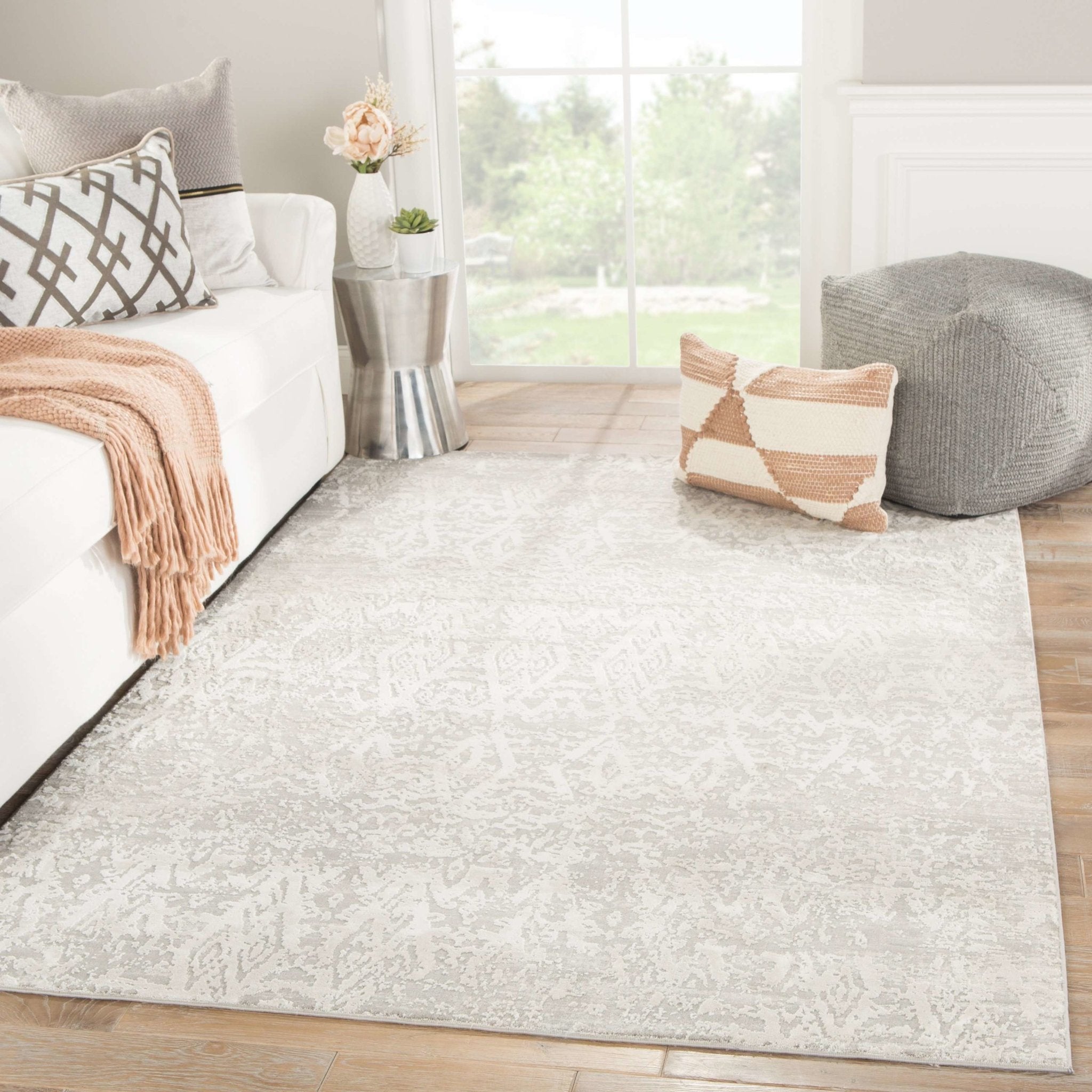 Cirque CIQ24 Kata Steeple Gray/Bone White Rug - Baconco