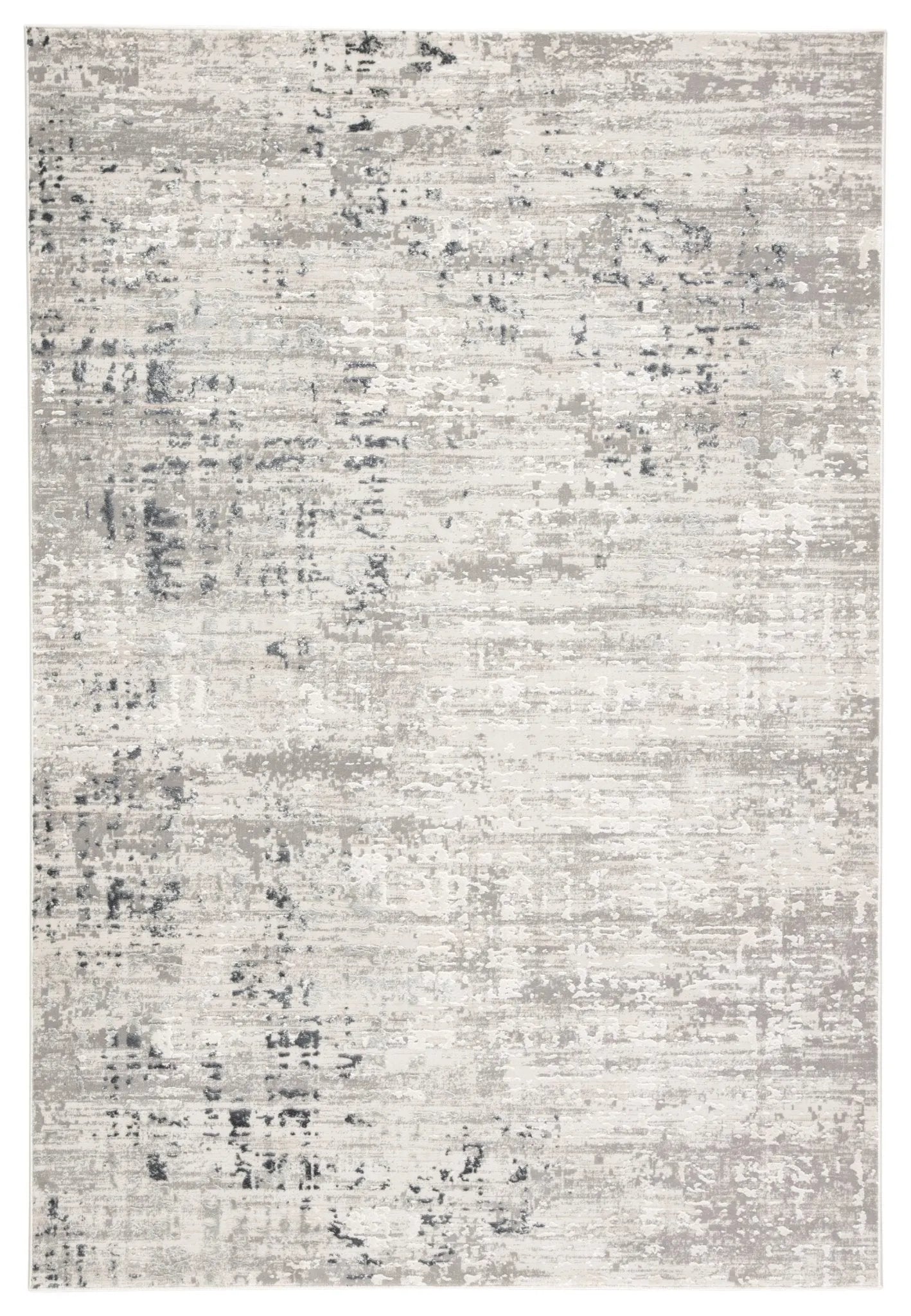 Cirque CIQ30 Cian Gray/Ivory Rug - Baconco