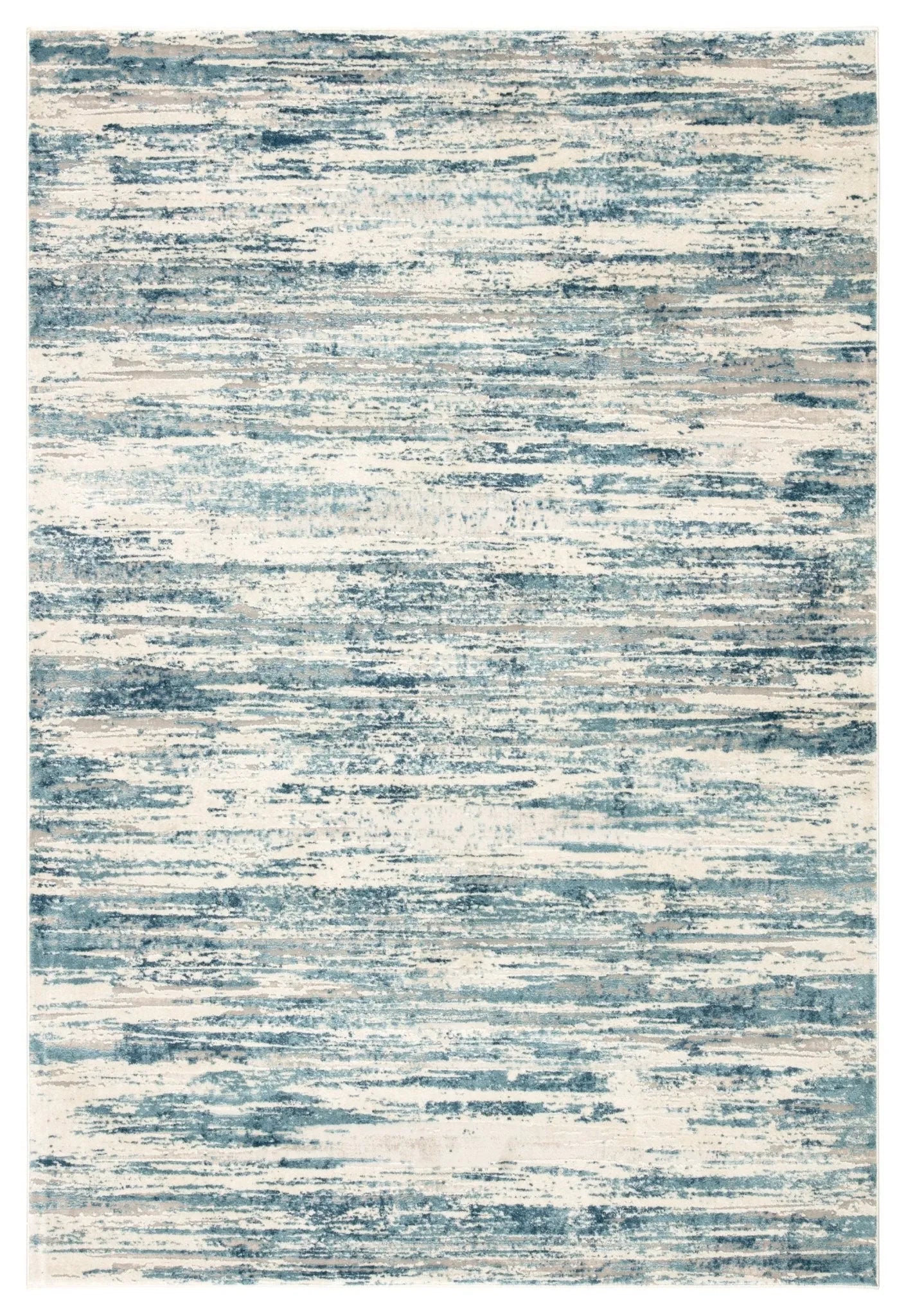 Cirque CIQ33 Heaston Blue/Ivory Rug - Baconco