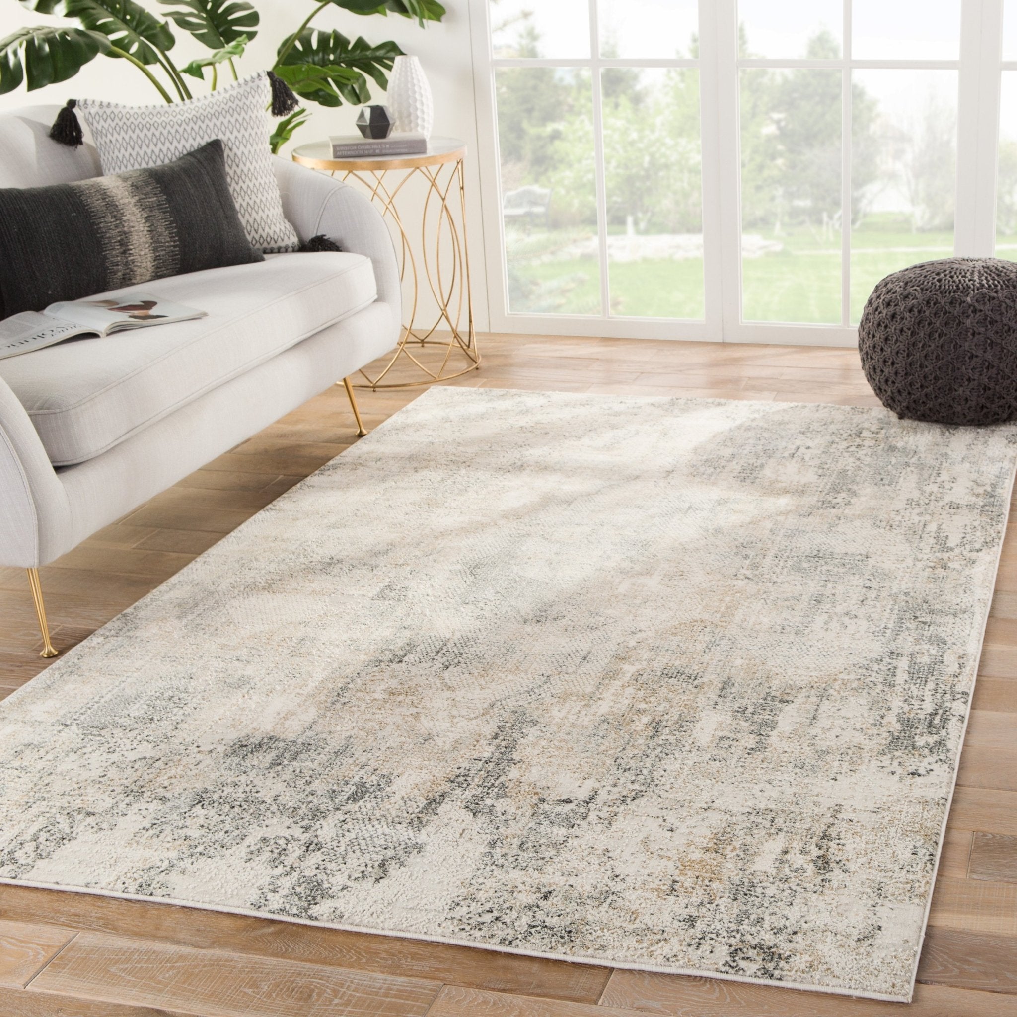 Cirque CIQ34 Ramsey Gray/Gold Rug - Baconco