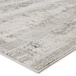 Cirque Ciq35 Jaspal Gray/White Rug - Baconco