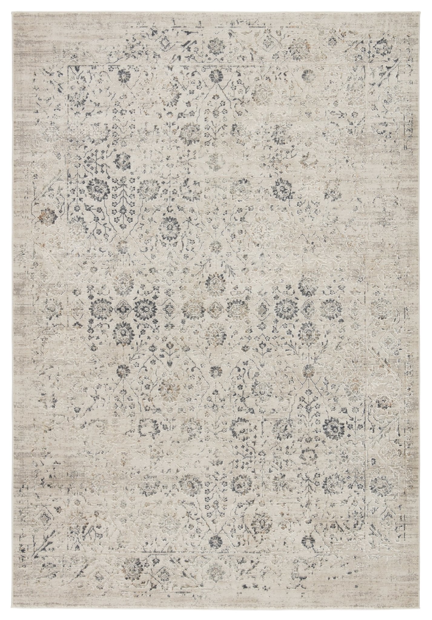 Cirque Ciq36 Jasiel Gray/Ivory Rug - Baconco