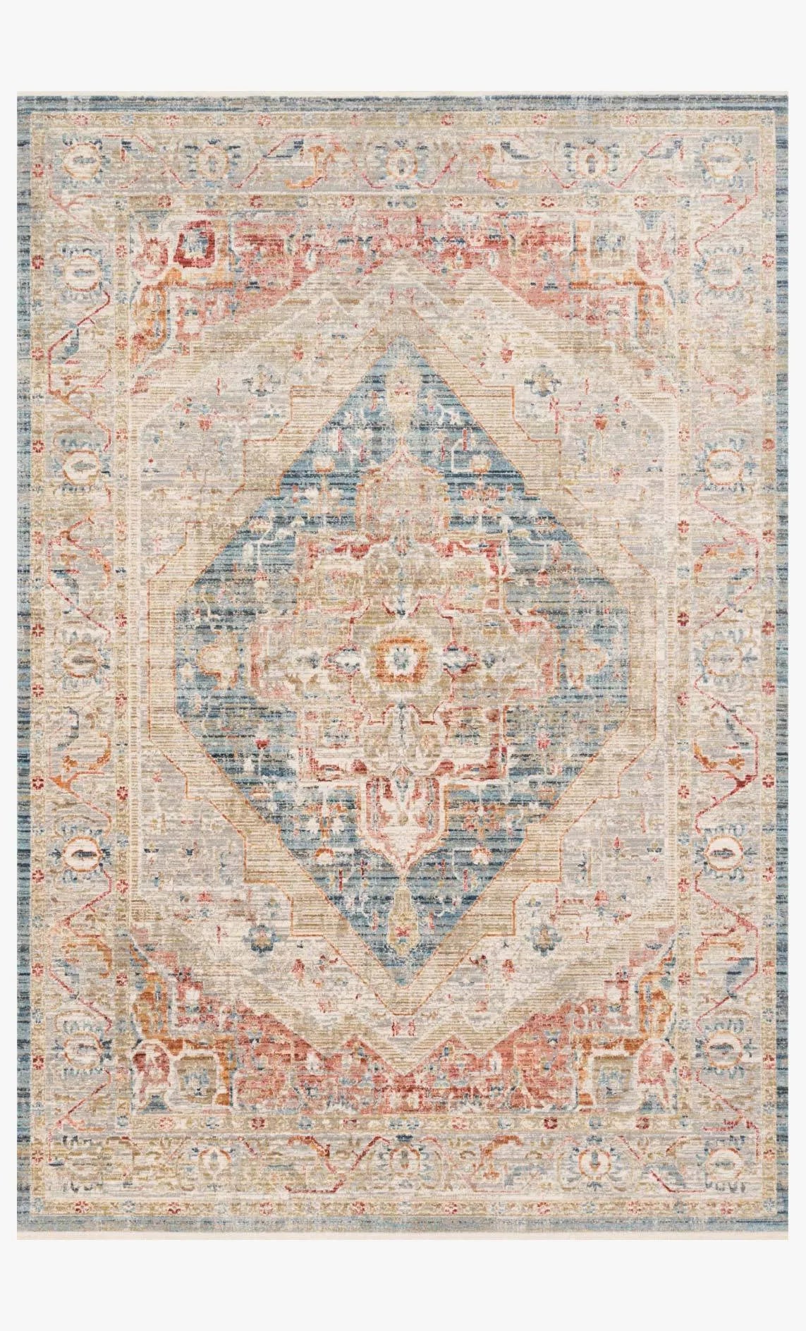 Claire CLE-04 Blue/Multi Rug - Baconco