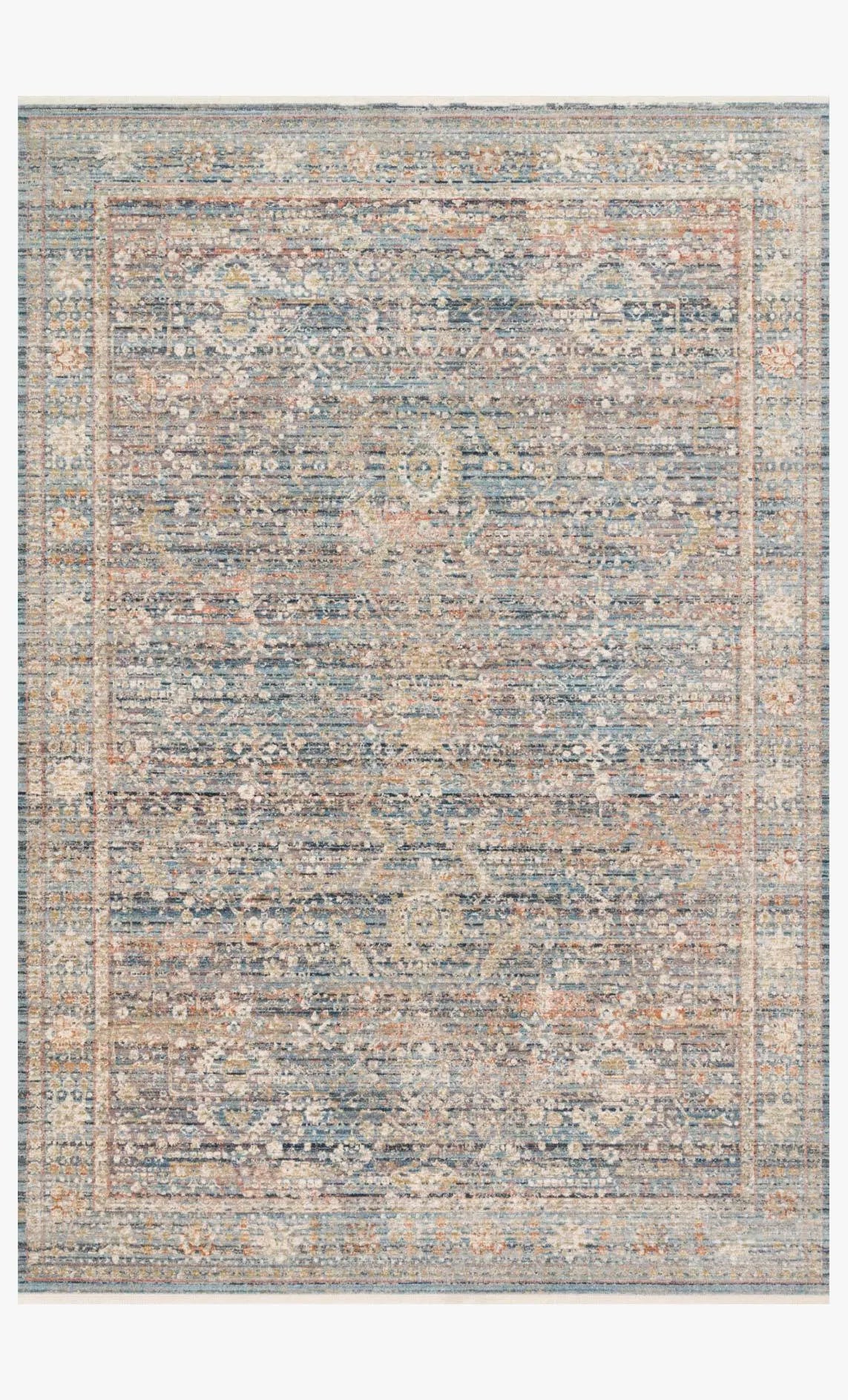 Claire CLE-06 Blue/Sunset Rug - Baconco