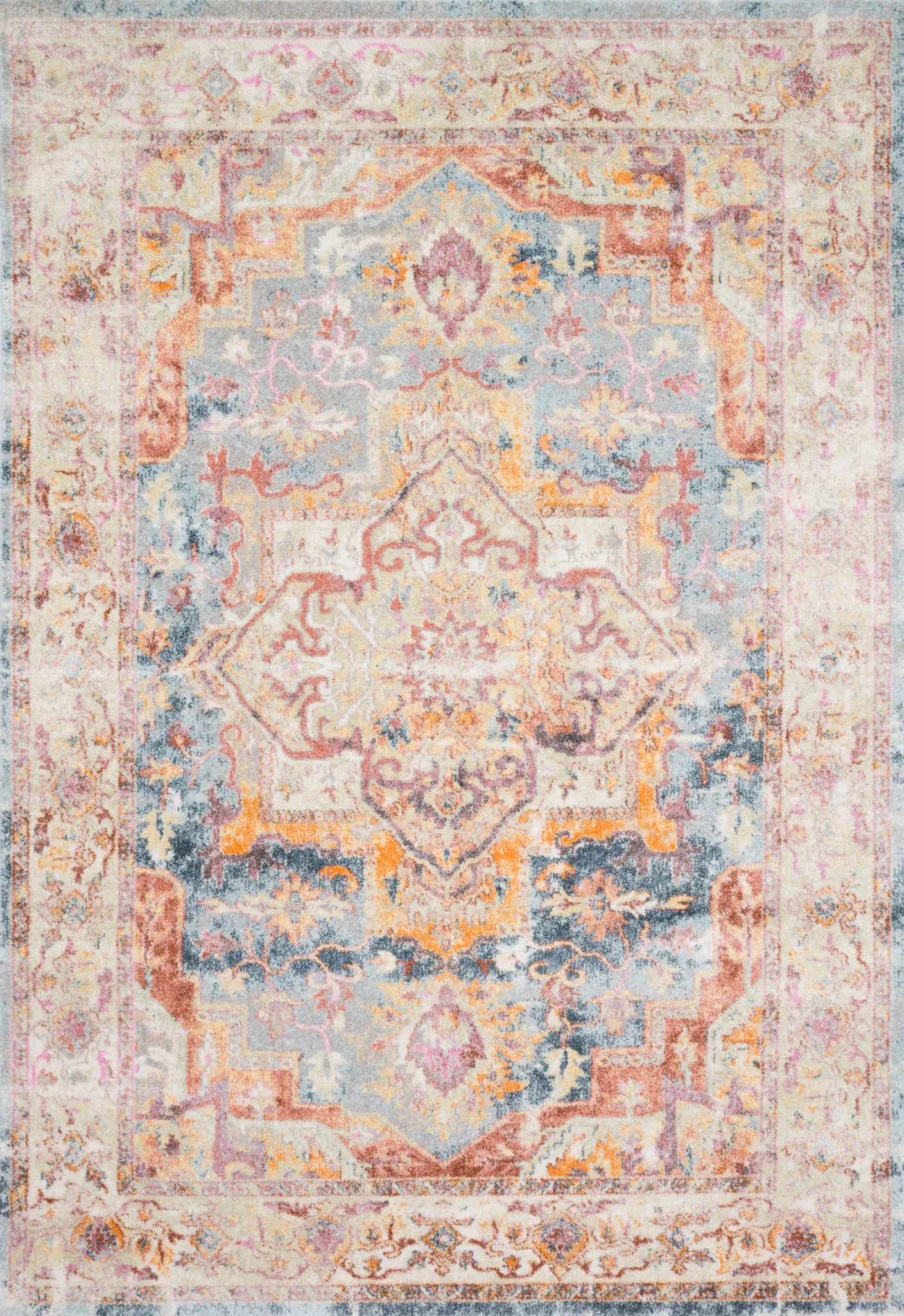 Clara CLA-01 Sunset/Ivory Rug - Baconco