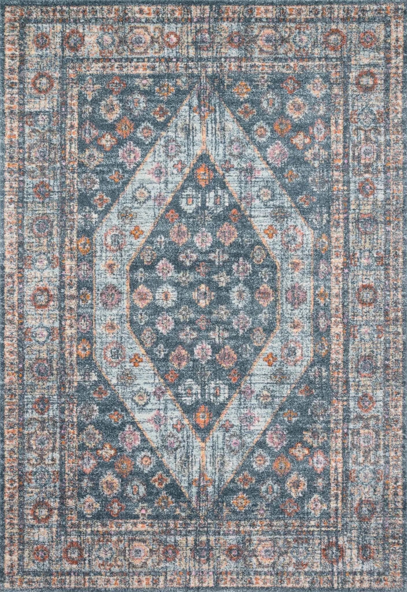 Clara CLA-02 Blue/Lt. Blue Rug - Baconco