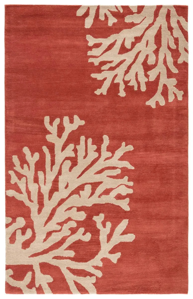 Coastal Seaside COS02 Bough Apricot Brandy / Doe Skin Rug - Baconco