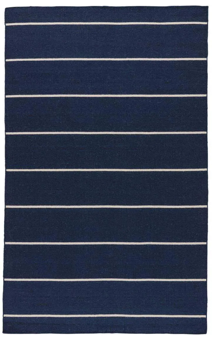 Coastal Shores Coh19 Cape Cod Blue/White Rug - Baconco