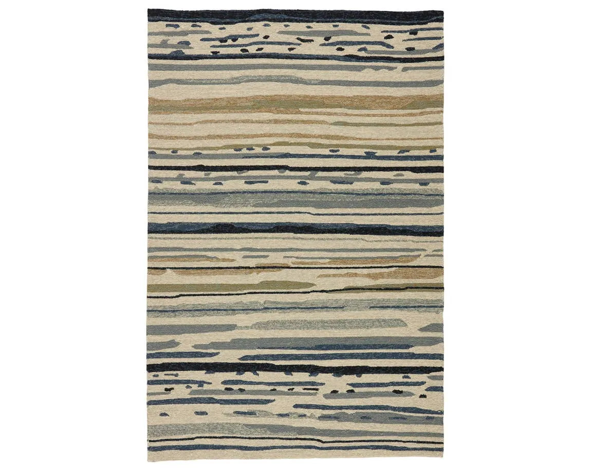 Colours CO08 Sketchy Lines Classic Gray Rug - Baconco