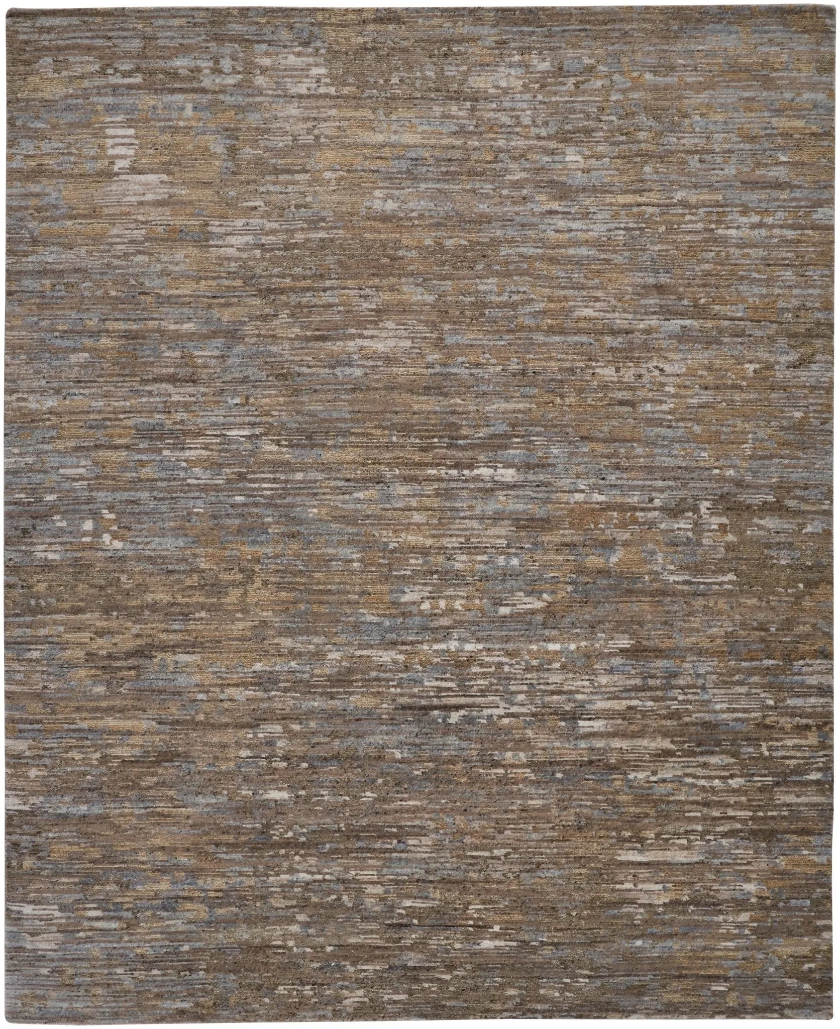 Conroe CRO6822F Brown/Gray Rug - Baconco