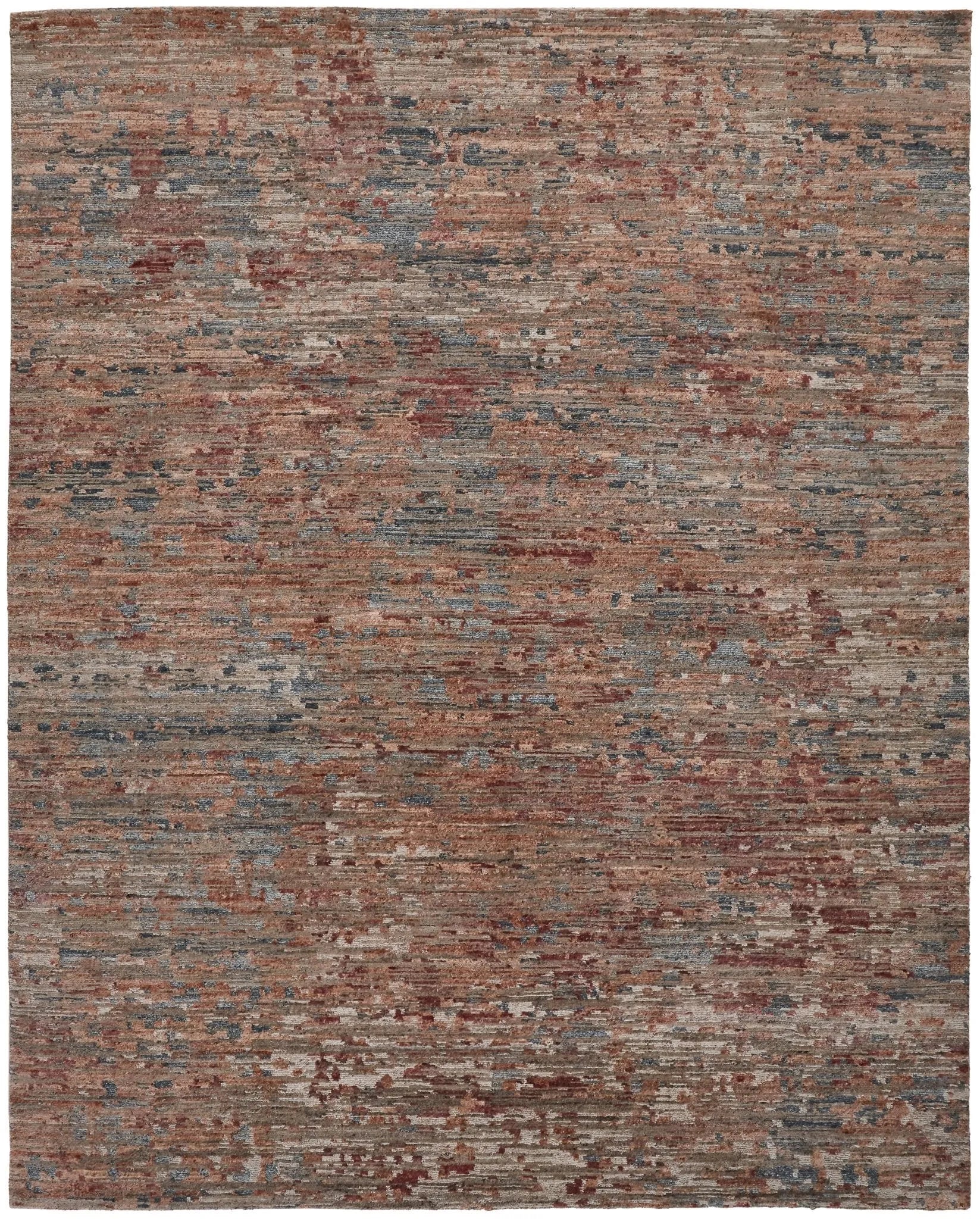 Conroe CRO6827F Red/Blue Rug - Baconco