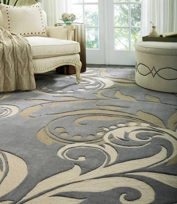 Contour CON09 Silver Rug - Baconco