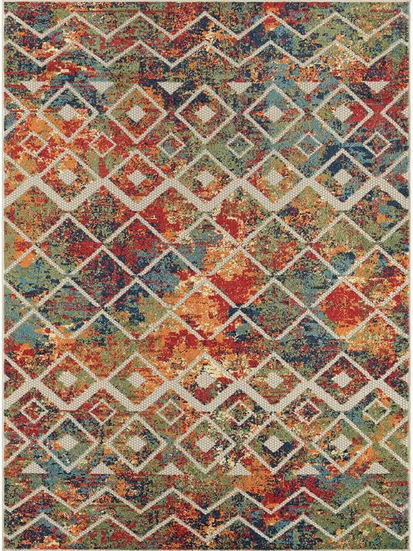 Copa Cabana 81815MLT Multi Rug - Baconco