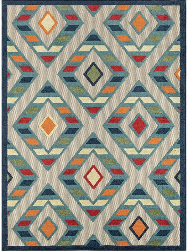 Copa Cabana 81818MLT Multi Rug - Baconco