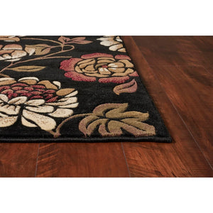 Corinthian 5351 Bella Black Rug - Baconco