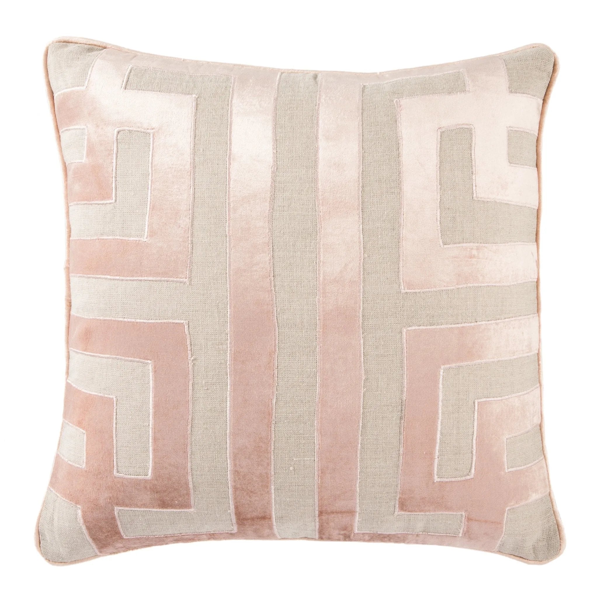 Cosmic By Nikki Chu Cnk07 Ordella Beige/Pink Pillow - Baconco