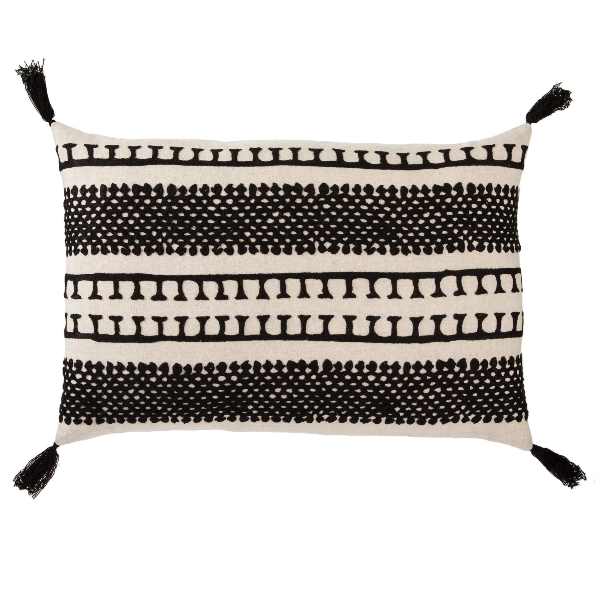 Cosmic By Nikki Chu Cnk30 Fala Cream/Black Pillow - Baconco