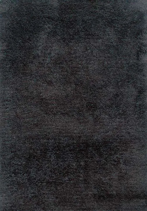 Cosmo Shag 81102 Black/ Black Rug - Baconco