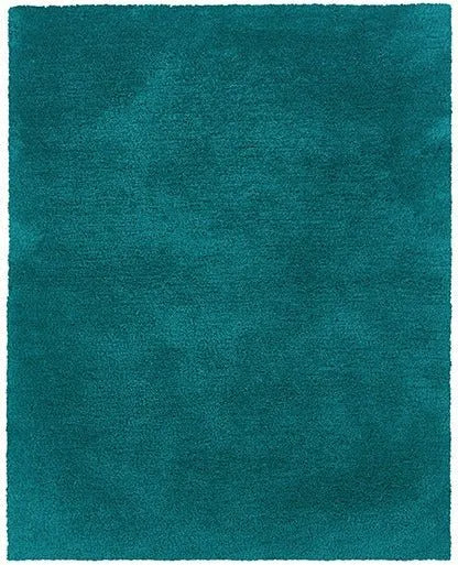 Cosmo Shag 81104 Teal/ Teal Rug - Baconco