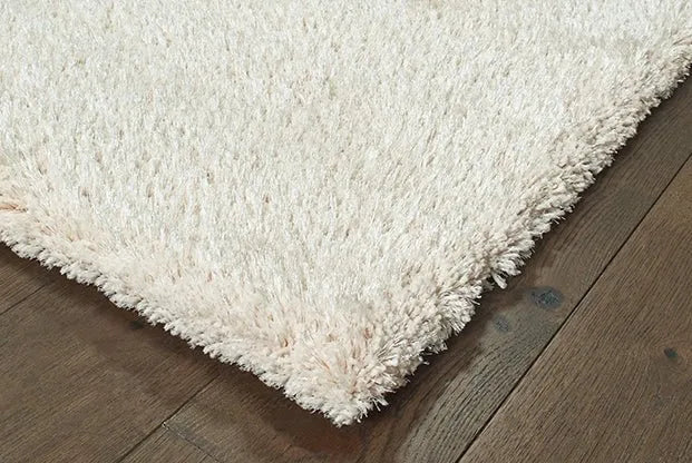 Cosmo Shag 81105 Ivory/ Ivory Rug - Baconco