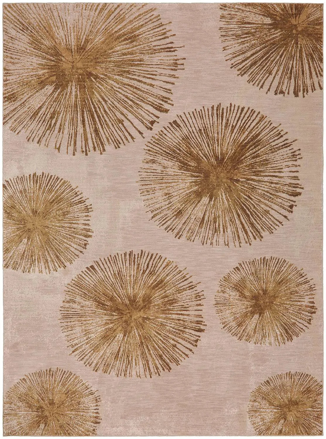 Cosmopolitan Haight Brushed Gold 90964 80249 Rug - Baconco