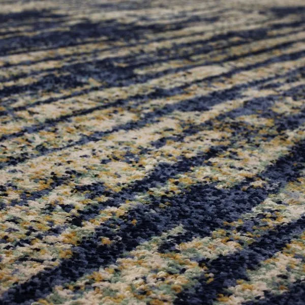 Cosmopolitan Mineral Bleu by Patina Vie Indigo 91221 50134 Rug - Baconco