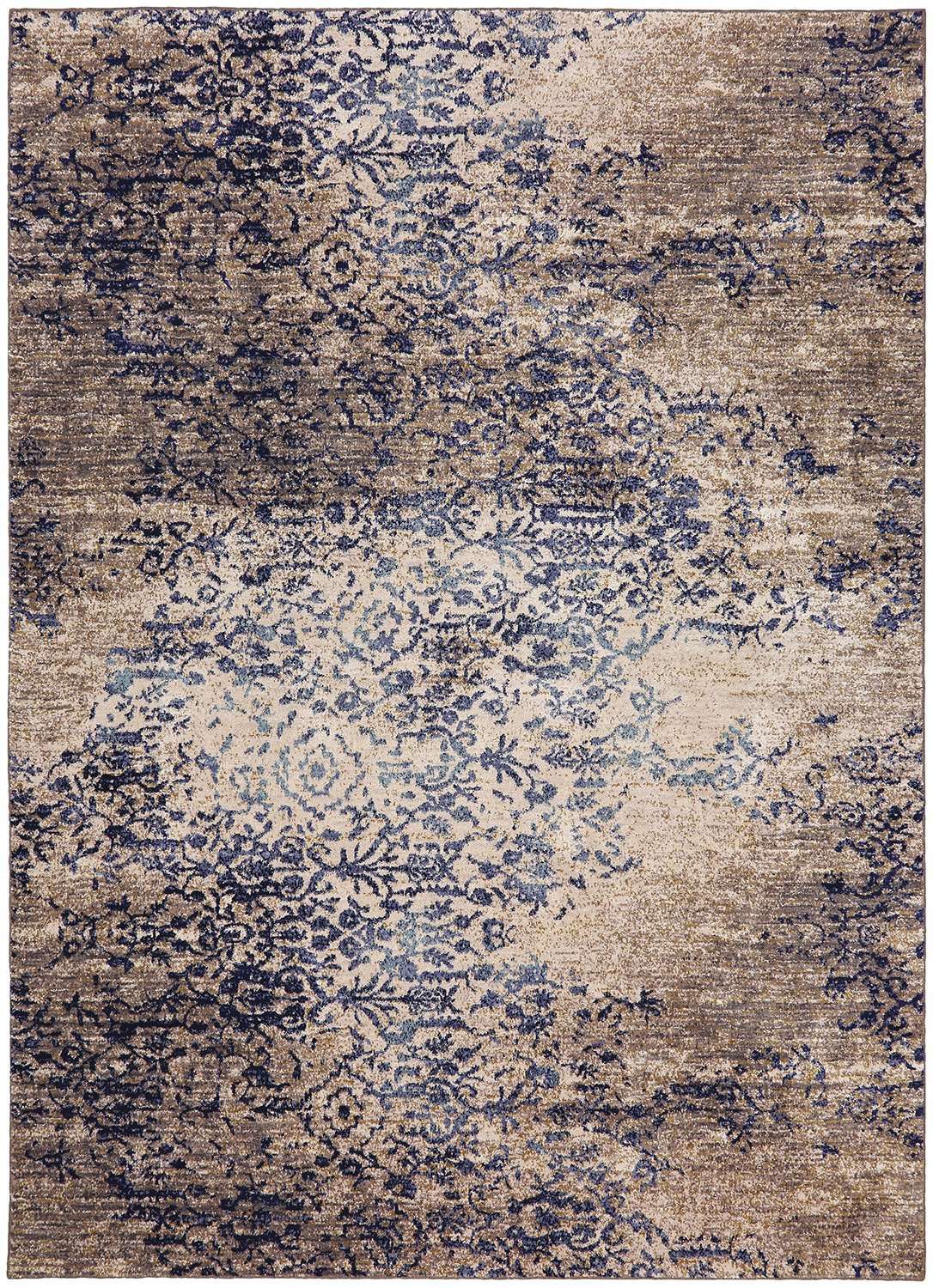 Cosmopolitan Nirvana by Virginia Langley Indigo 90953 50134 Rug - Baconco