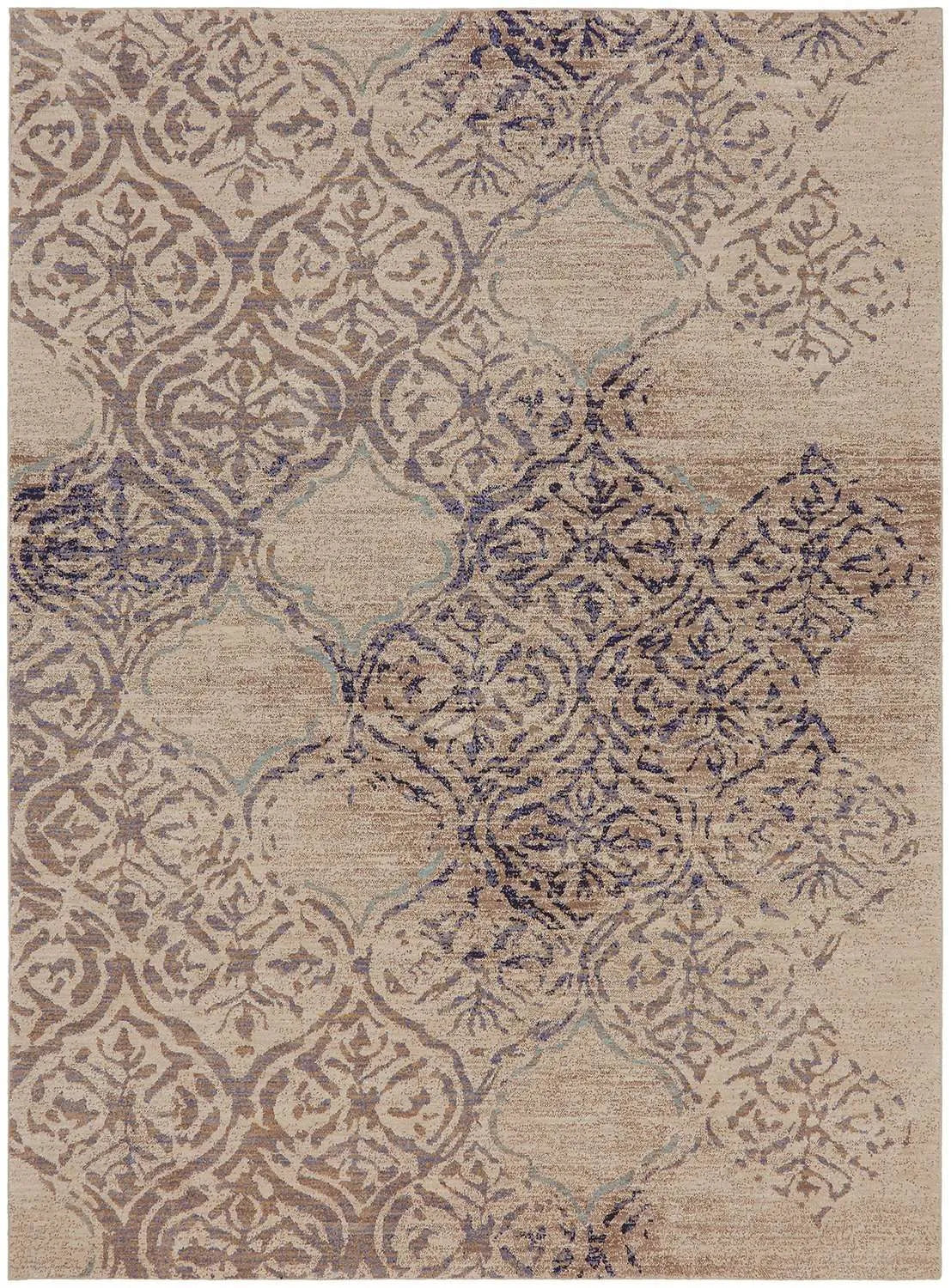 Cosmopolitan Zendaya by Virginia Langley Indigo 90954 50134 Rug - Baconco