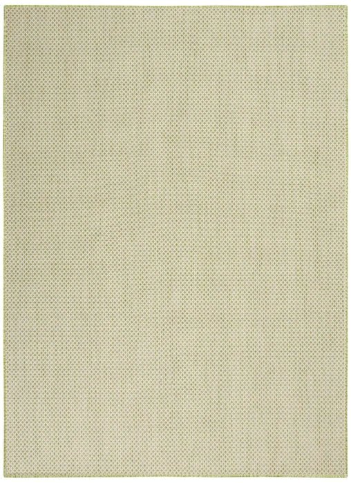 Courtyard COU01 Ivory/Green Rug - Baconco