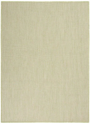 Courtyard COU01 Ivory/Green Rug - Baconco