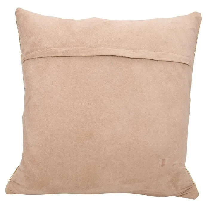 Couture Nat Hide S6078 Beige/Gold Pillow - Baconco