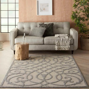 Cozumel CZM04 Cream Grey Rug - Baconco