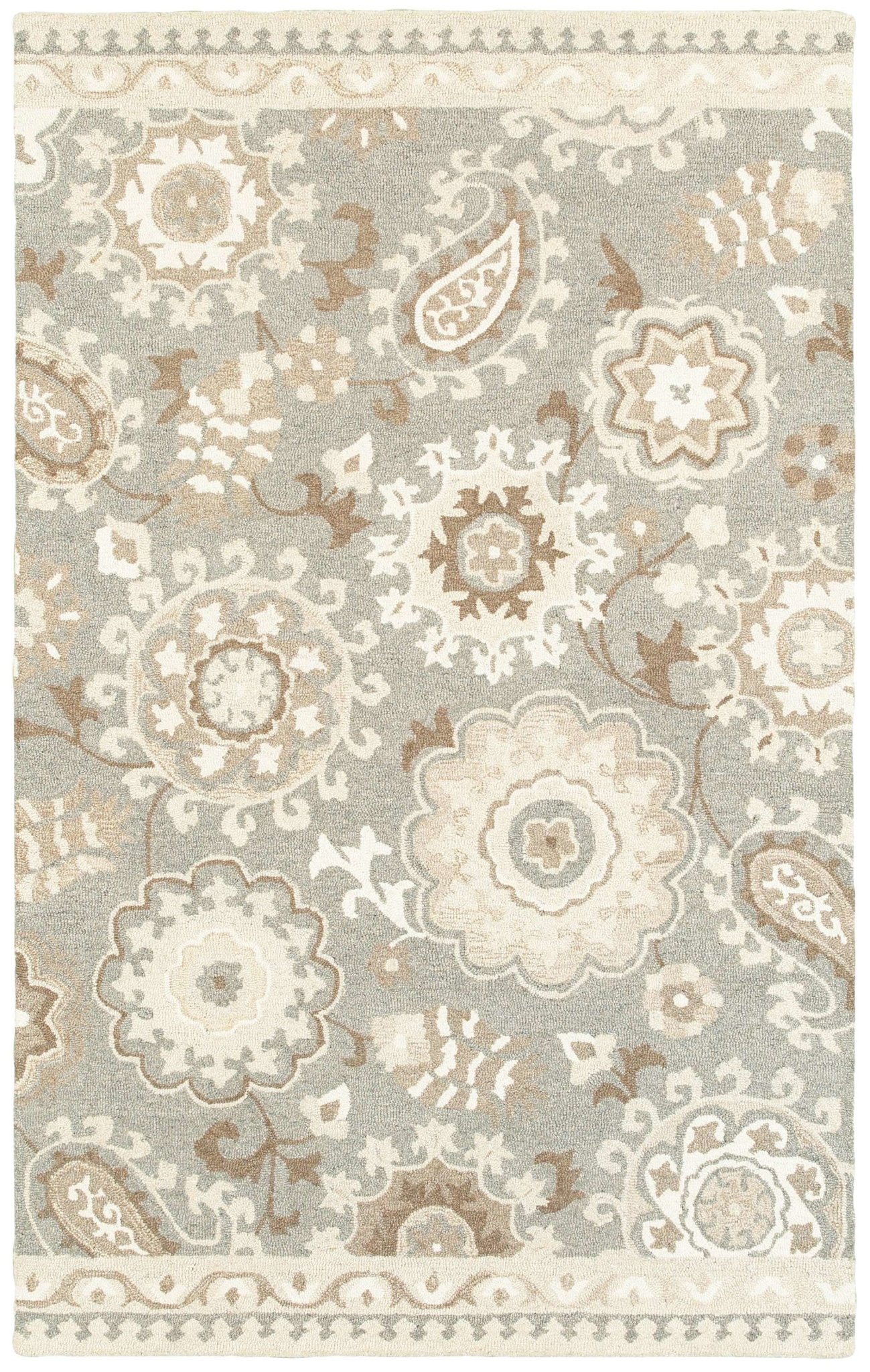 Craft 93003 Grey/ Sand Rug - Baconco