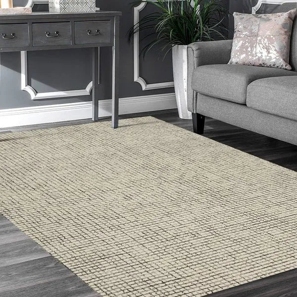 Criss Cross LR81296 Silver Ivory Rug - Baconco