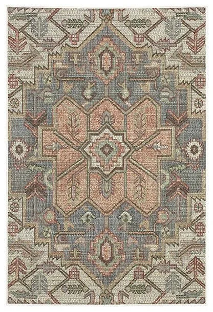 Cyprus 5606B Blue/Multi Rug - Baconco