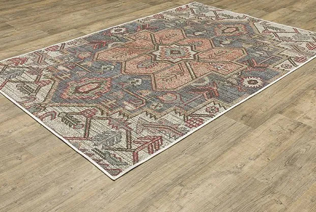 Cyprus 5606B Blue/Multi Rug - Baconco