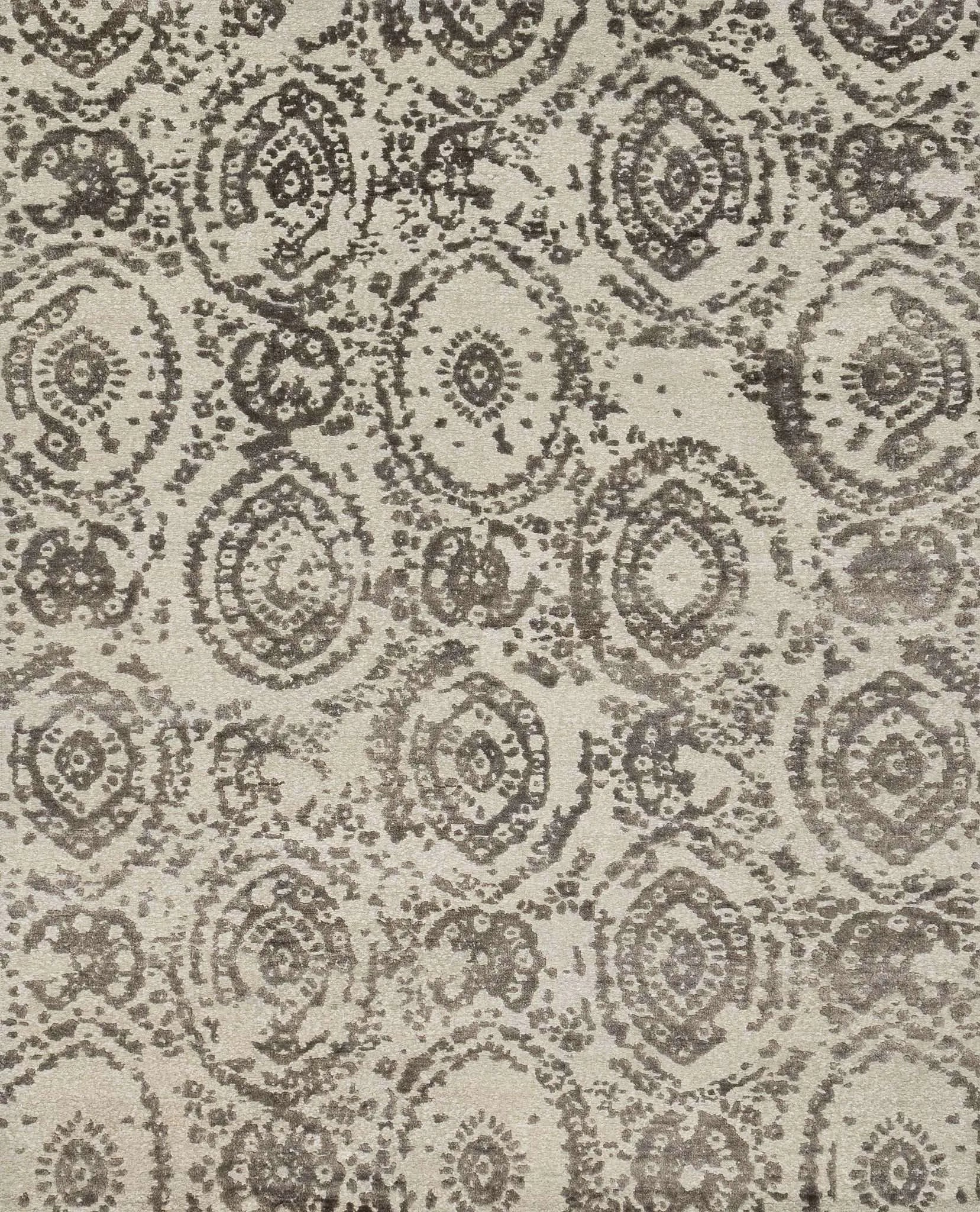 Cyrus CU 01 Silver / Mocha Rug - Baconco