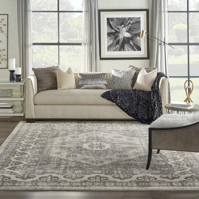 Cyrus CYR05 Ivory Rug - Baconco