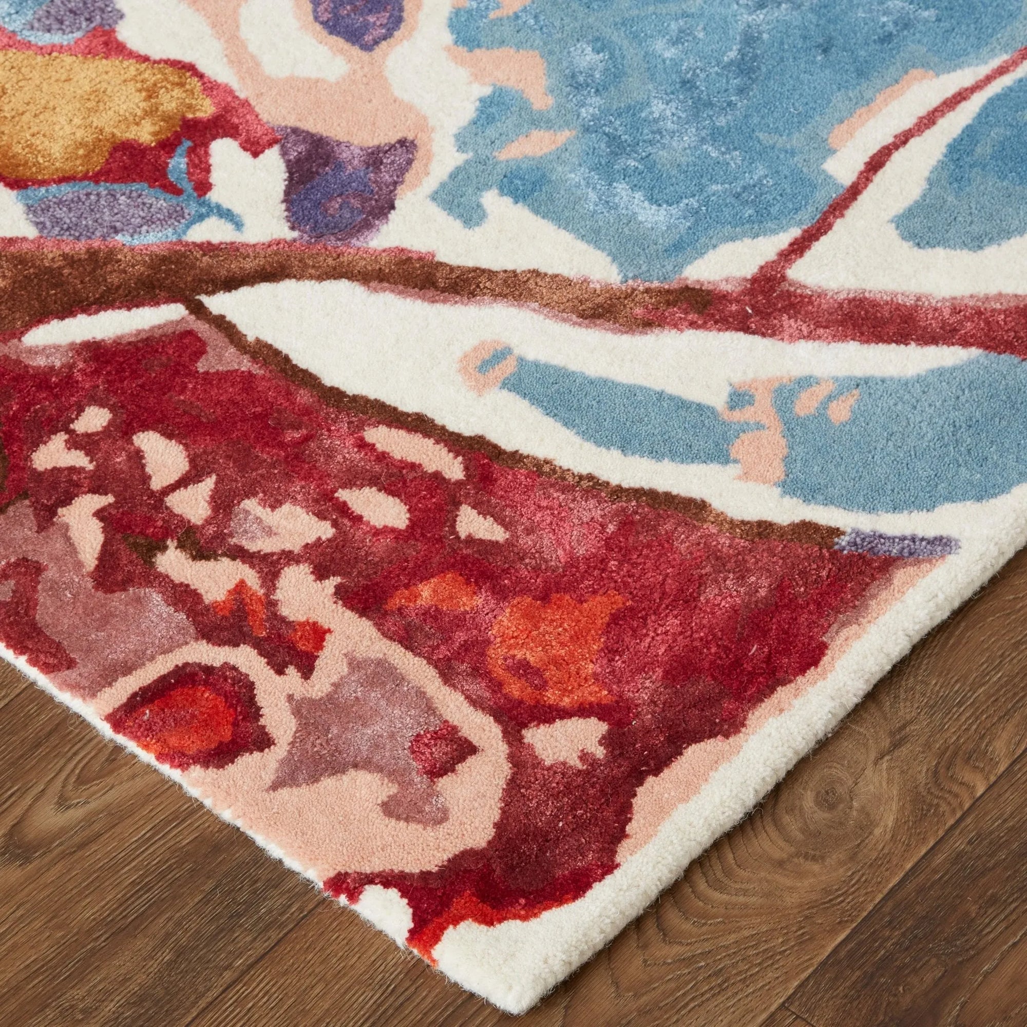 Dafney DFY8863F Red/Blue Rug - Baconco