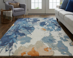 Dafney DFY8871F Blue Rug - Baconco