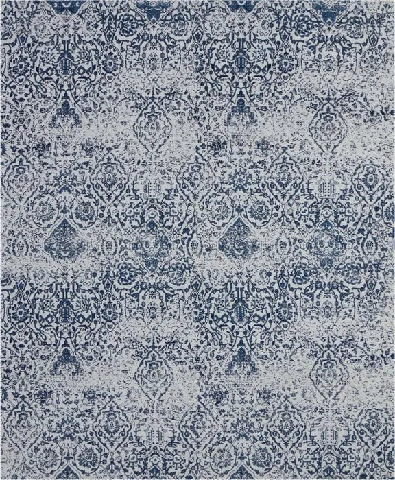 Damask DAS06 Ivory/Navy Rug - Baconco