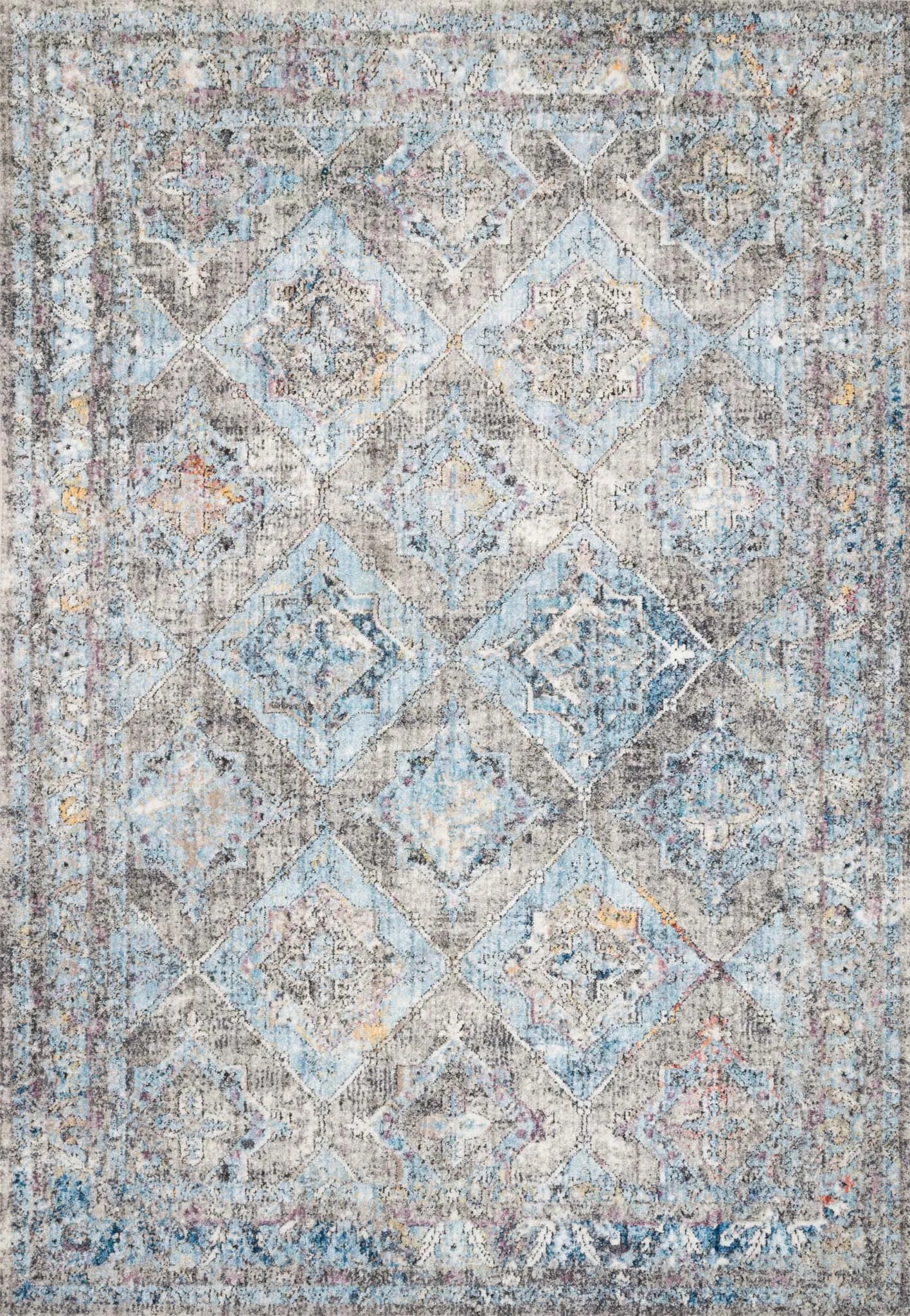 Dante DN-03 Granite/Lt. Blue Rug - Baconco