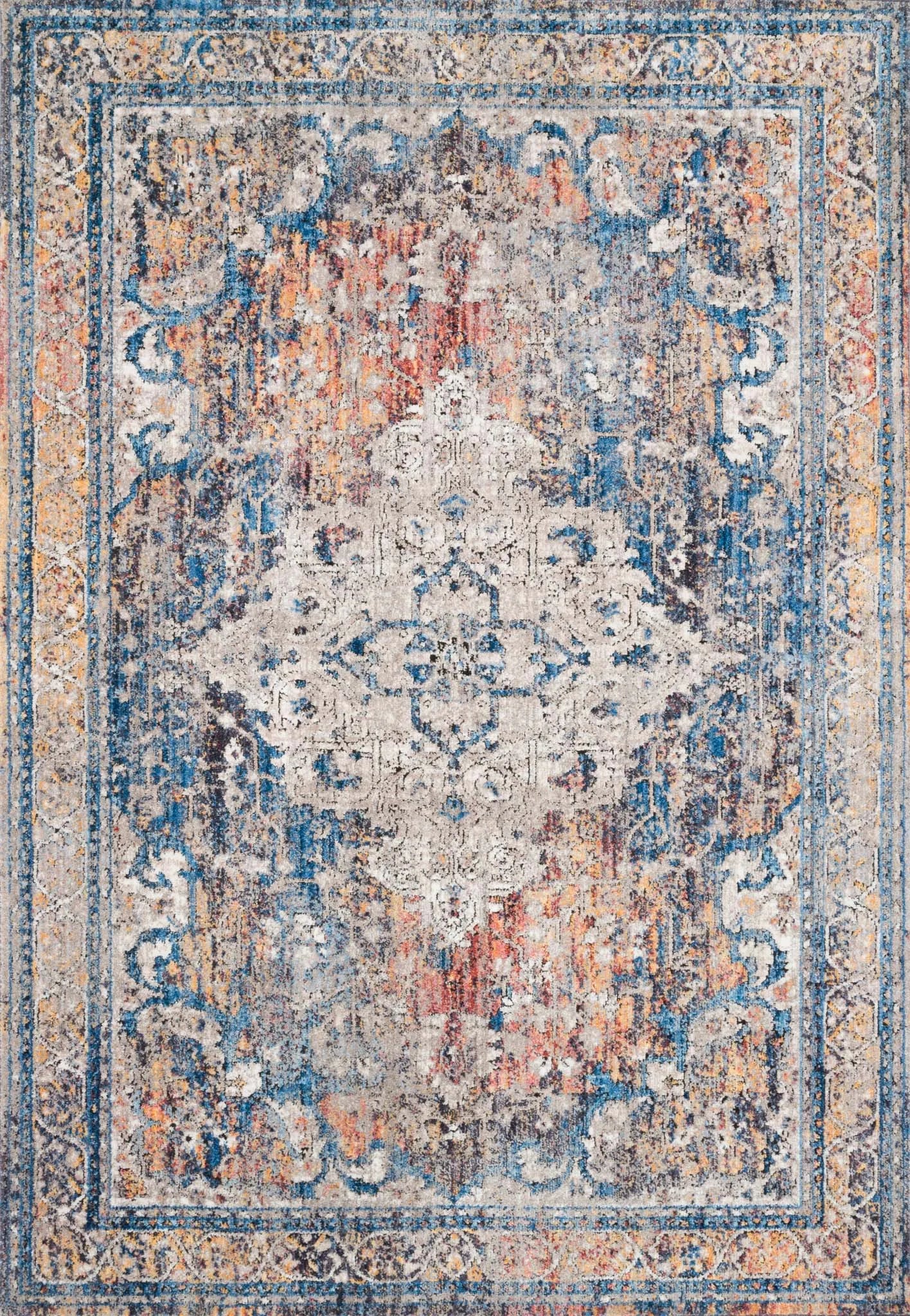 Dante DN-04 Multi/Stone Rug - Baconco