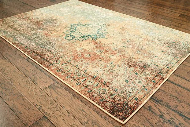 Dawson 8324A Rust/ Gold Rug - Baconco