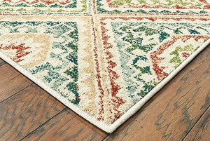 Dawson 8530A Ivory/ Multi Rug - Baconco