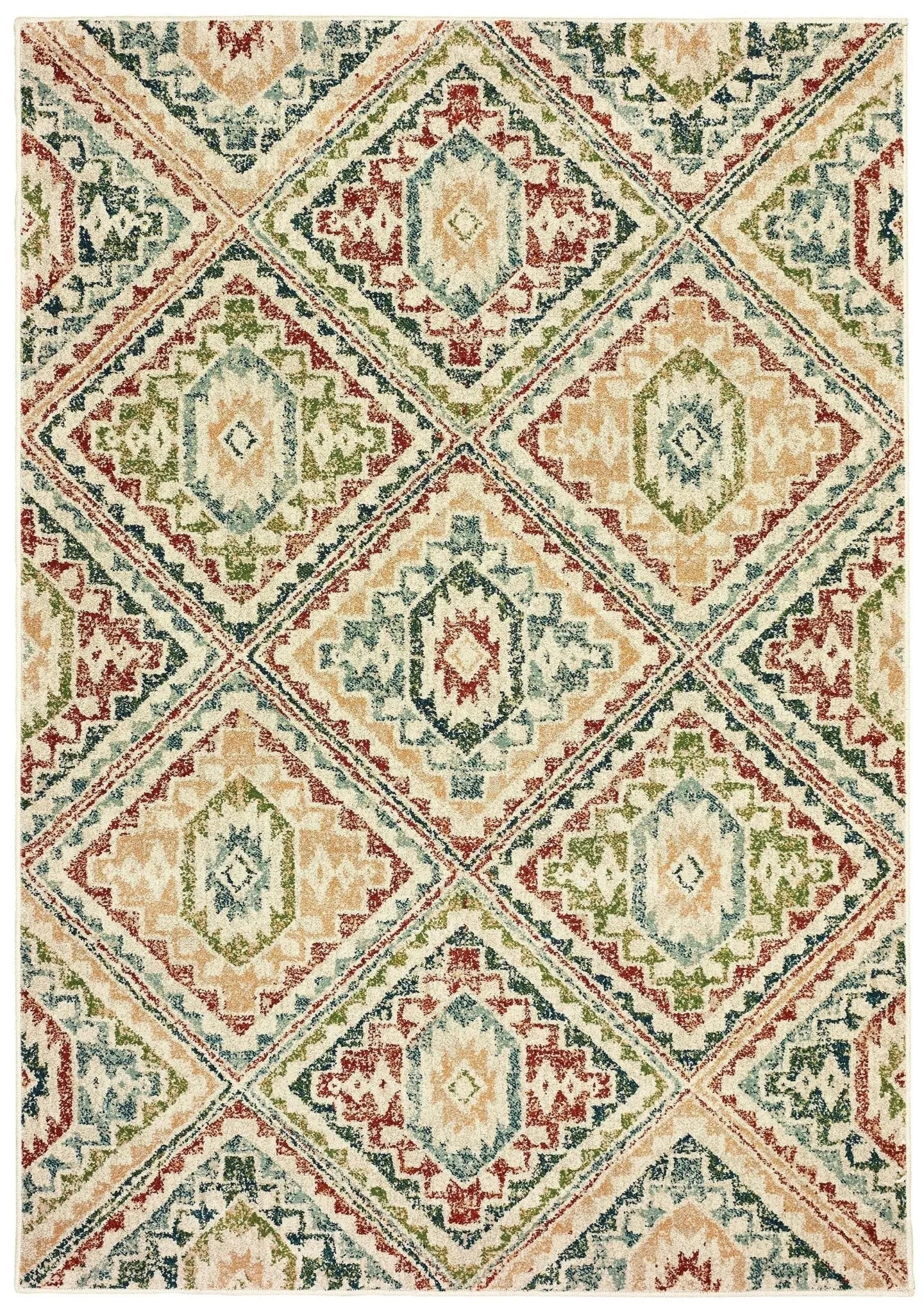 Dawson 8530A Ivory/ Multi Rug - Baconco