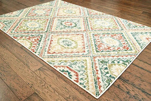 Dawson 8530A Ivory/ Multi Rug - Baconco