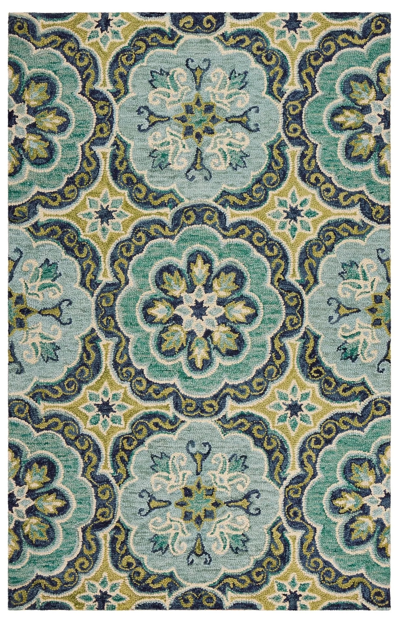 Dazzle LR54076 Green Rug - Baconco