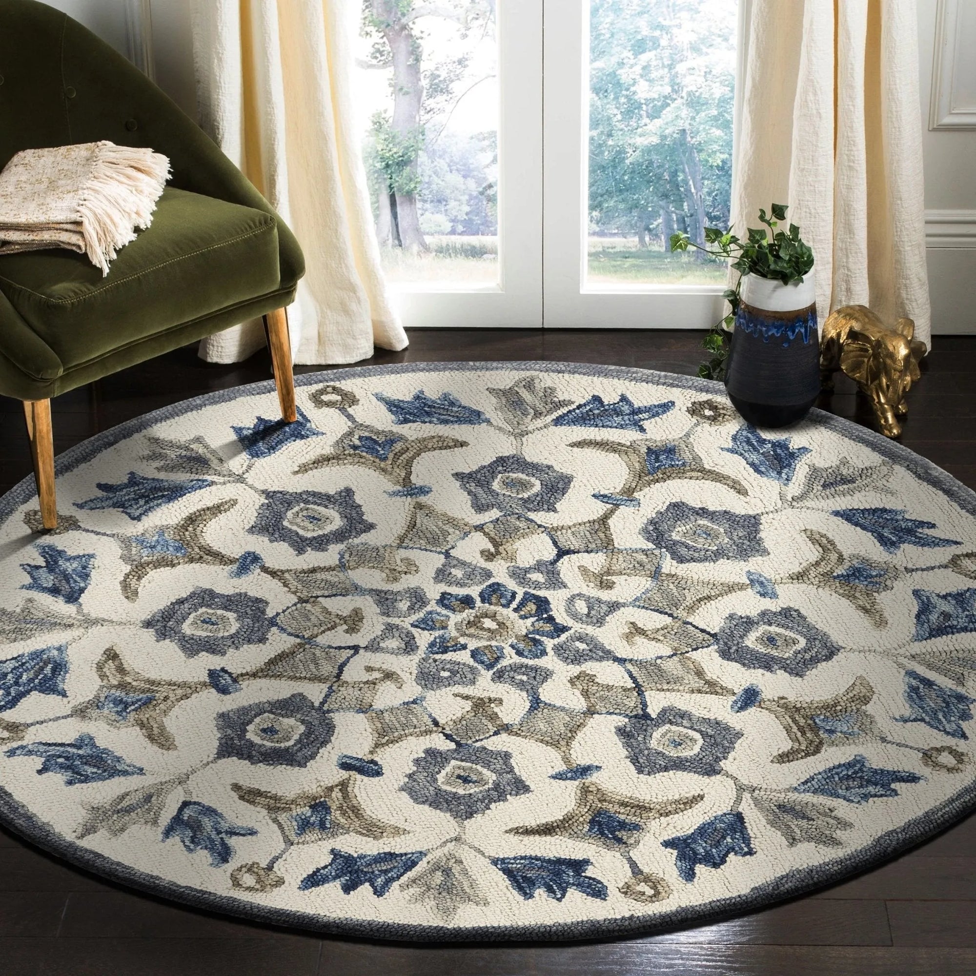 Dazzle LR54090 Blue Rug - Baconco